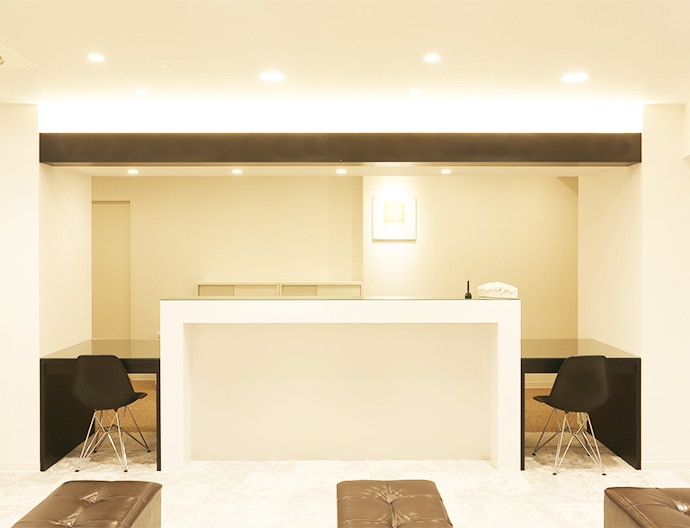 リゼクリニックの受付